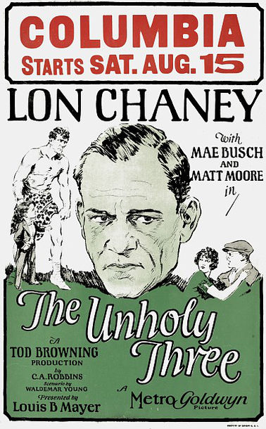 The Unholy Three poster